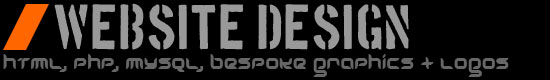 Website design in html, php and mysql - including graphics and logo design